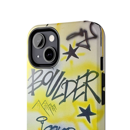 "boulder" airbrush iPhone case