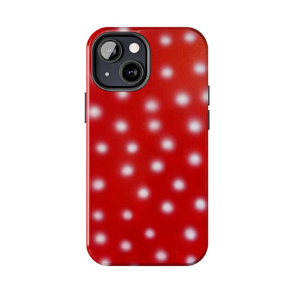 "cherry crush polka dot" airbrush iPhone case