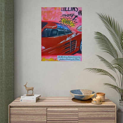 "miami momentos" airbrush rolled print
