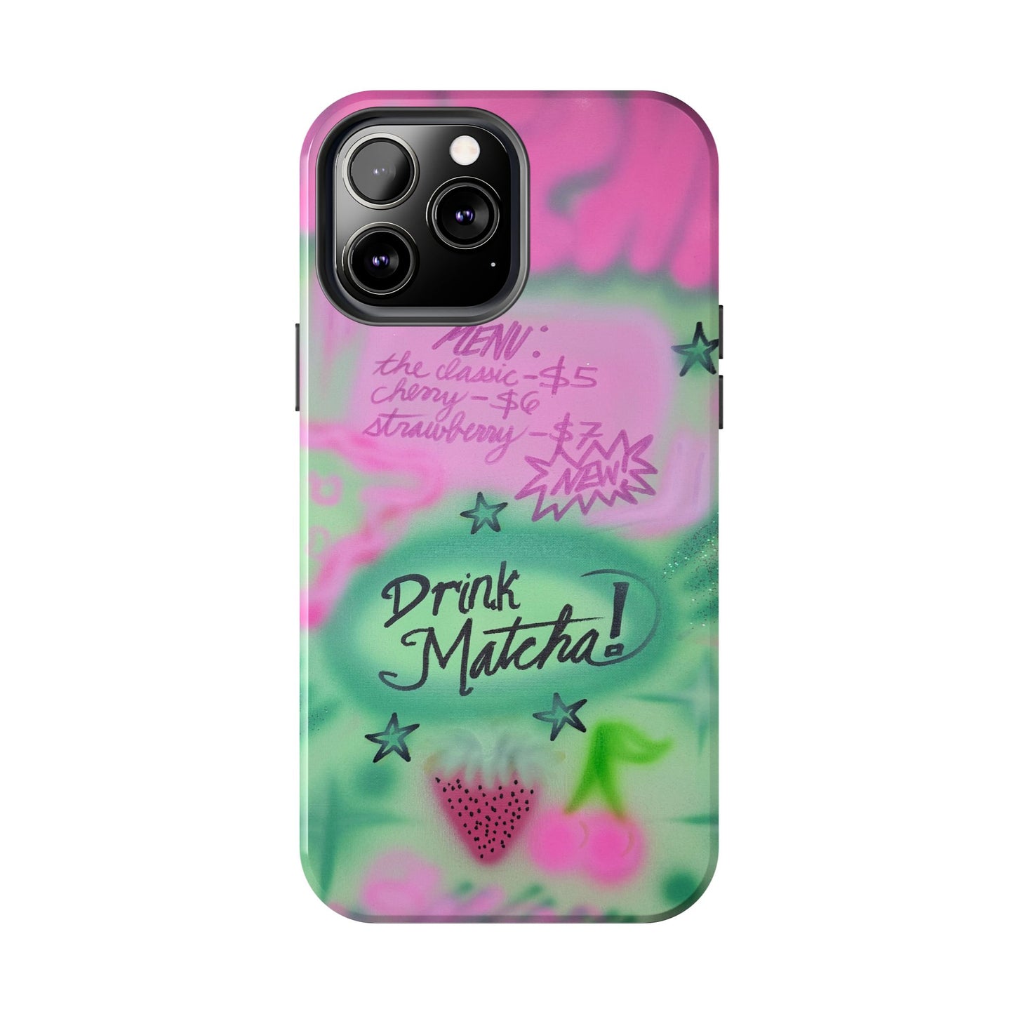 "matcha!" airbrush iPhone case