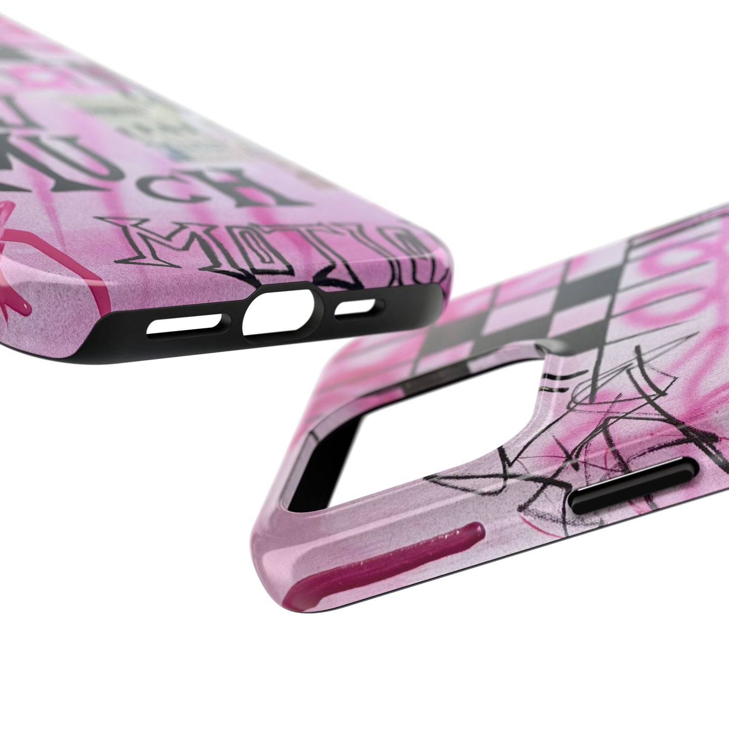 "too much motion" airbrush iPhone case