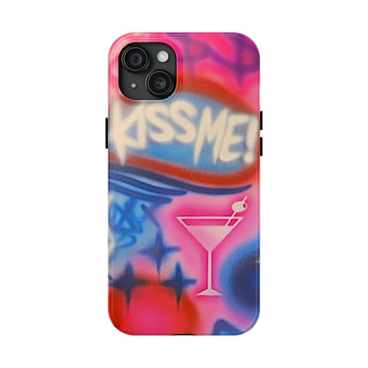 "kiss me pt. 2" airbrush iPhone case