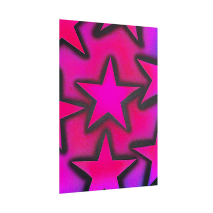 "UR A STAR! pt. 2" airbrush rolled print