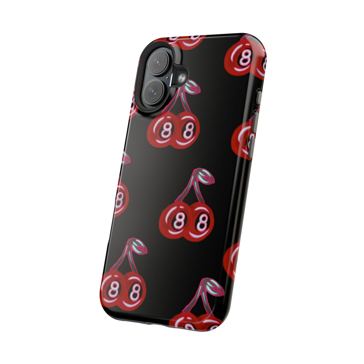 MagSafe "cami cherry" airbrush iPhone case