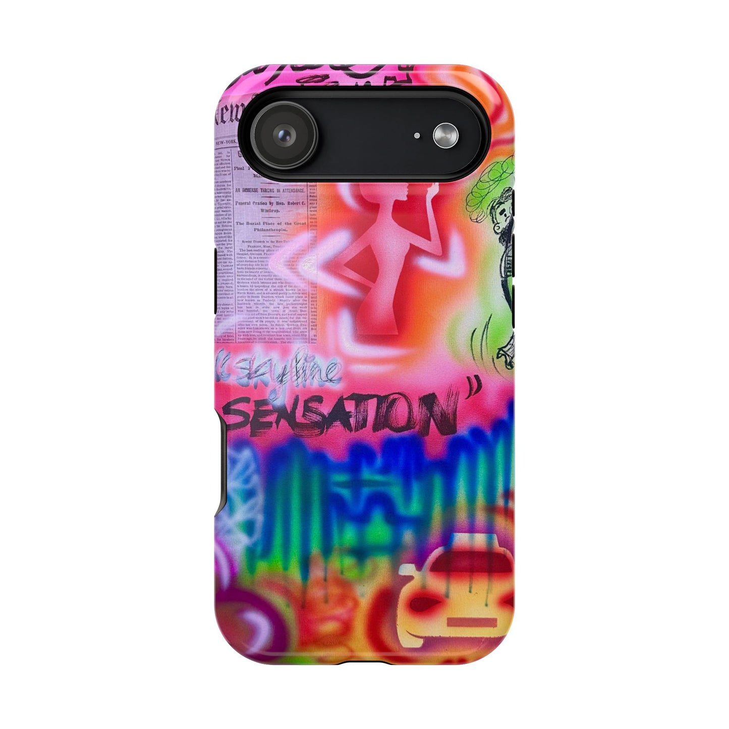 MagSafe "skyline sensation" airbrush iPhone case