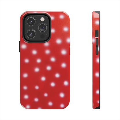"cherry crush polka dot" airbrush iPhone case