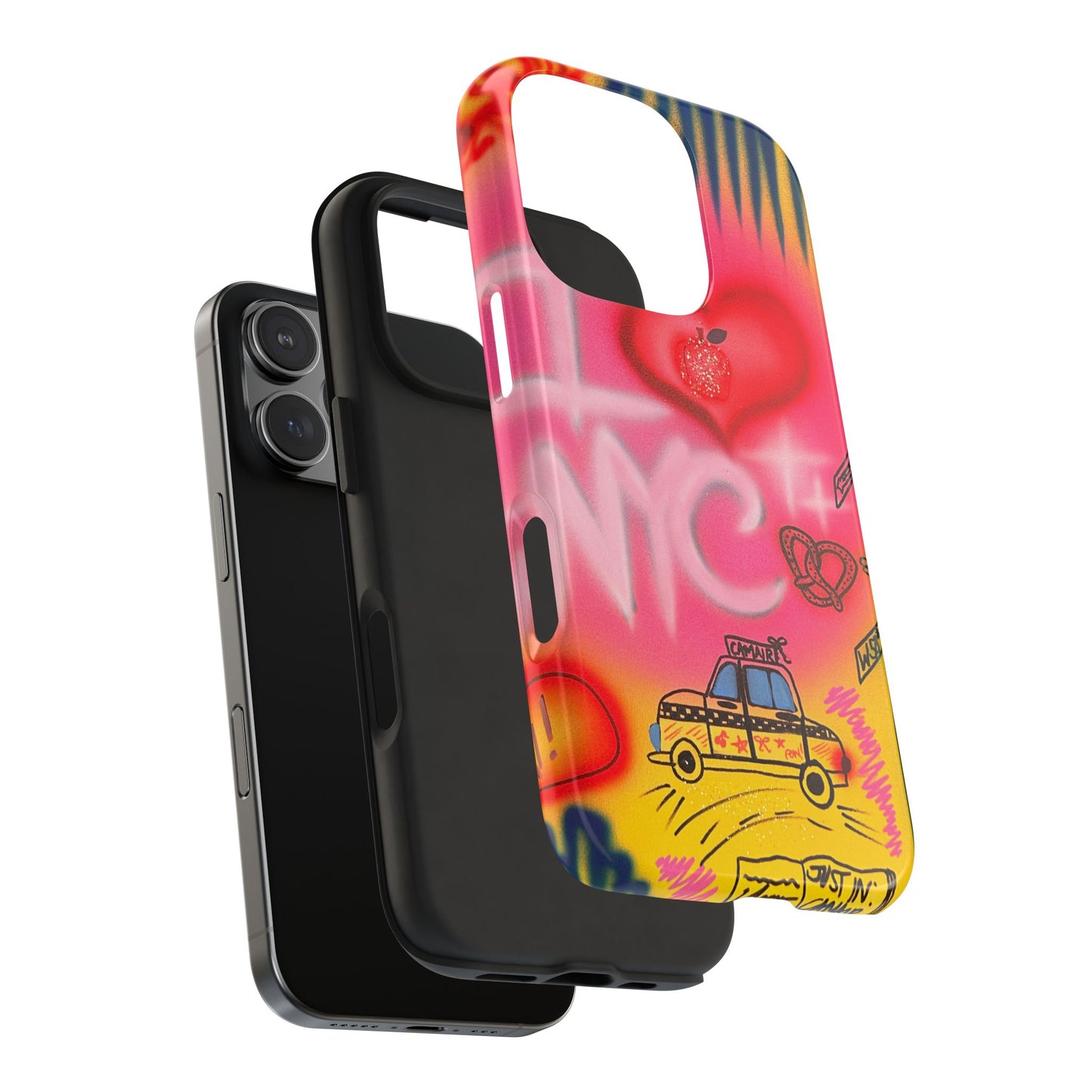 "in the city" airbrush iPhone case