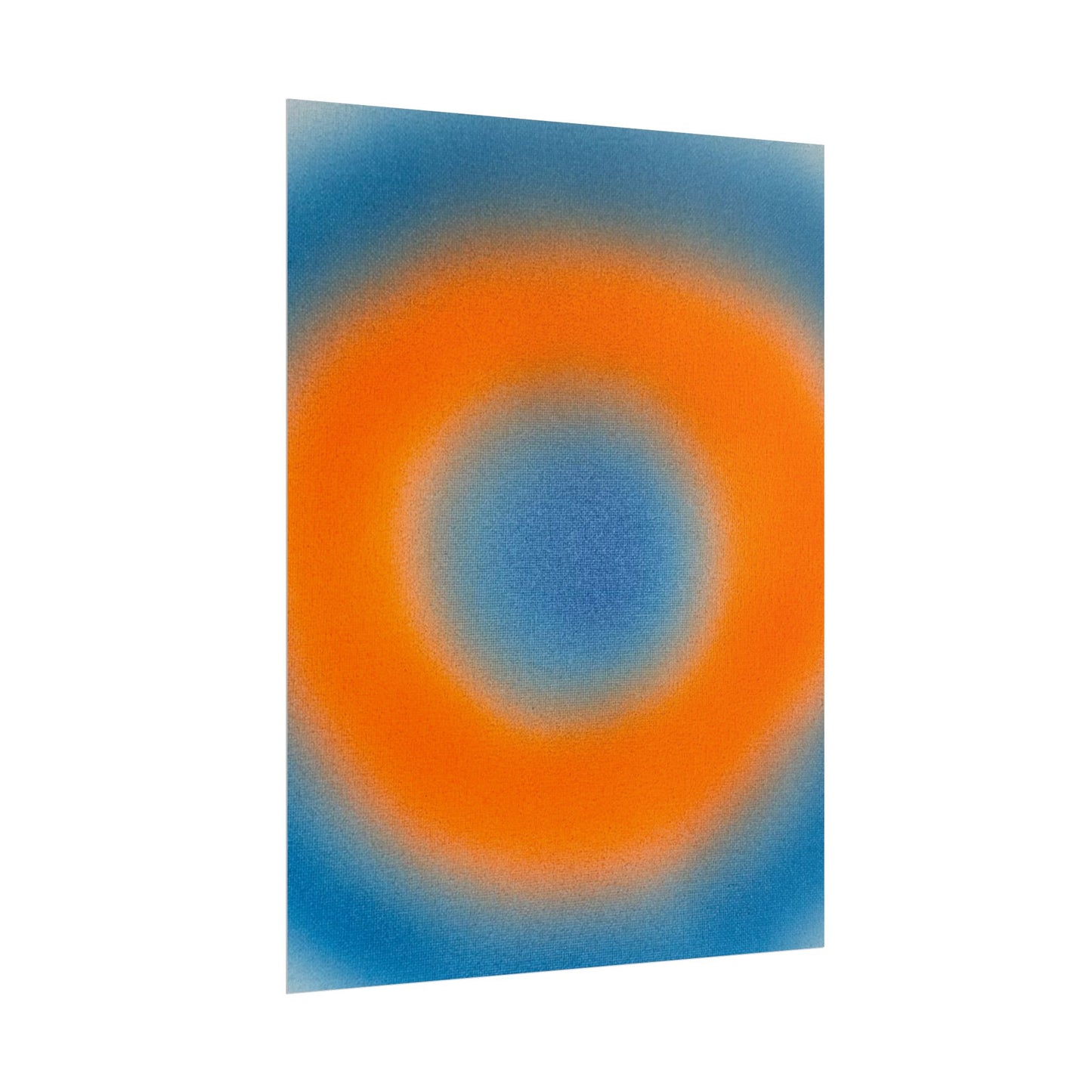"citrus sky" airbrush rolled print