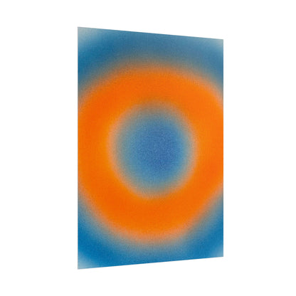 "citrus sky" airbrush rolled print