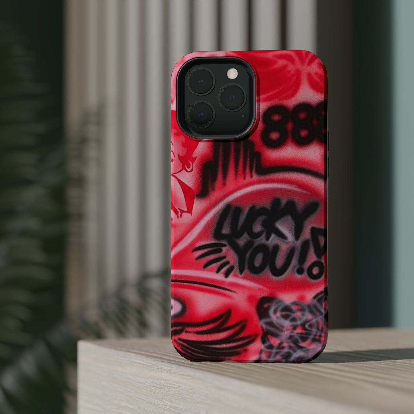 MagSafe „lucky you! pt. 2“ Airbrush iPhone Hülle