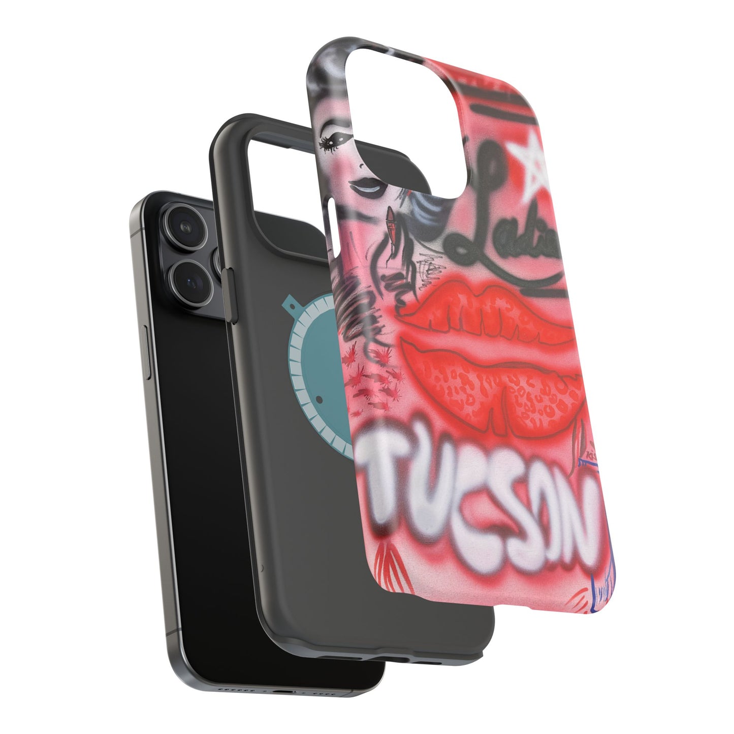 MagSafe "tucson, az" airbrush iPhone case