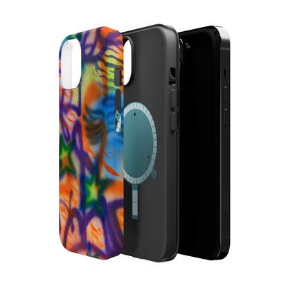 MagSafe "streetwear angel" airbrush iPhone case