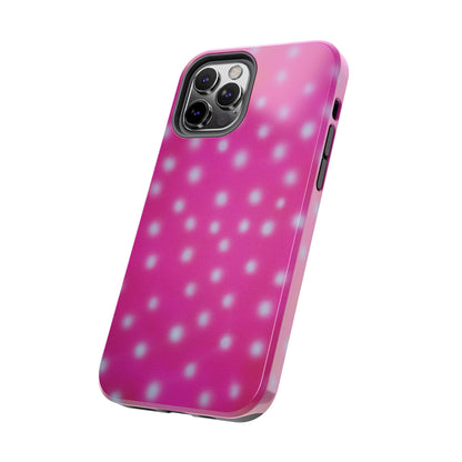 "bubblegum polka dot" airbrush iPhone case