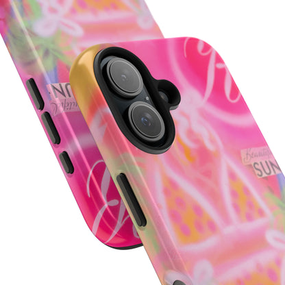 "santa monica strawberry" airbrush iPhone case