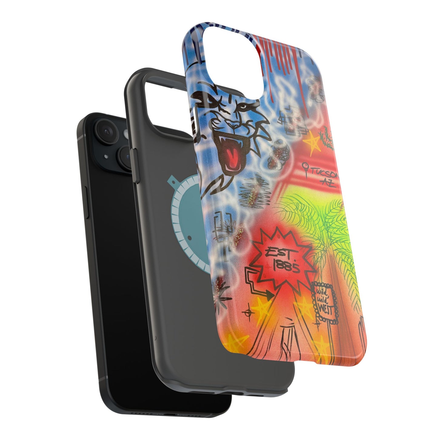 MagSafe Airbrush iPhone-Hülle „Tucson, AZ“