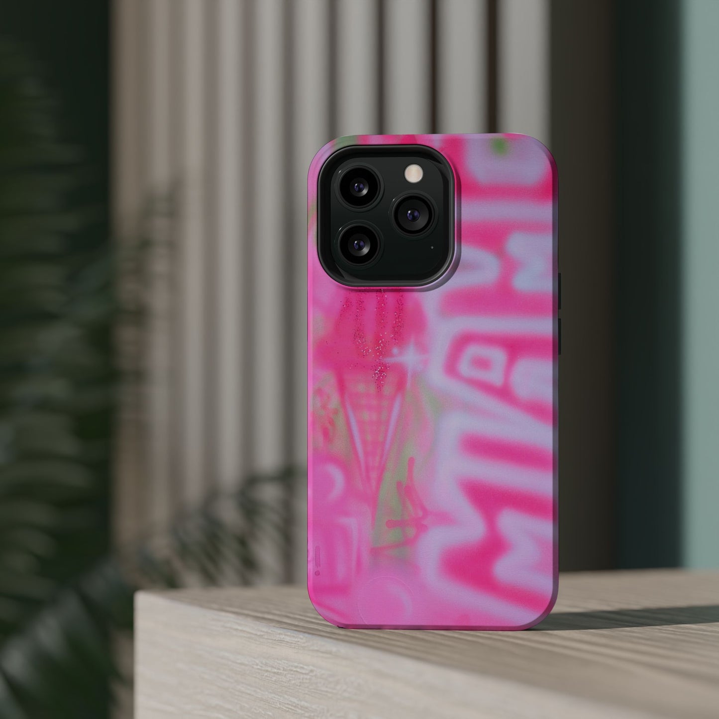 MagSafe "sunset sorbet" airbrush iPhone case