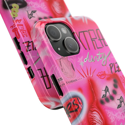 "extra dirty, plz!" airbrush iPhone case