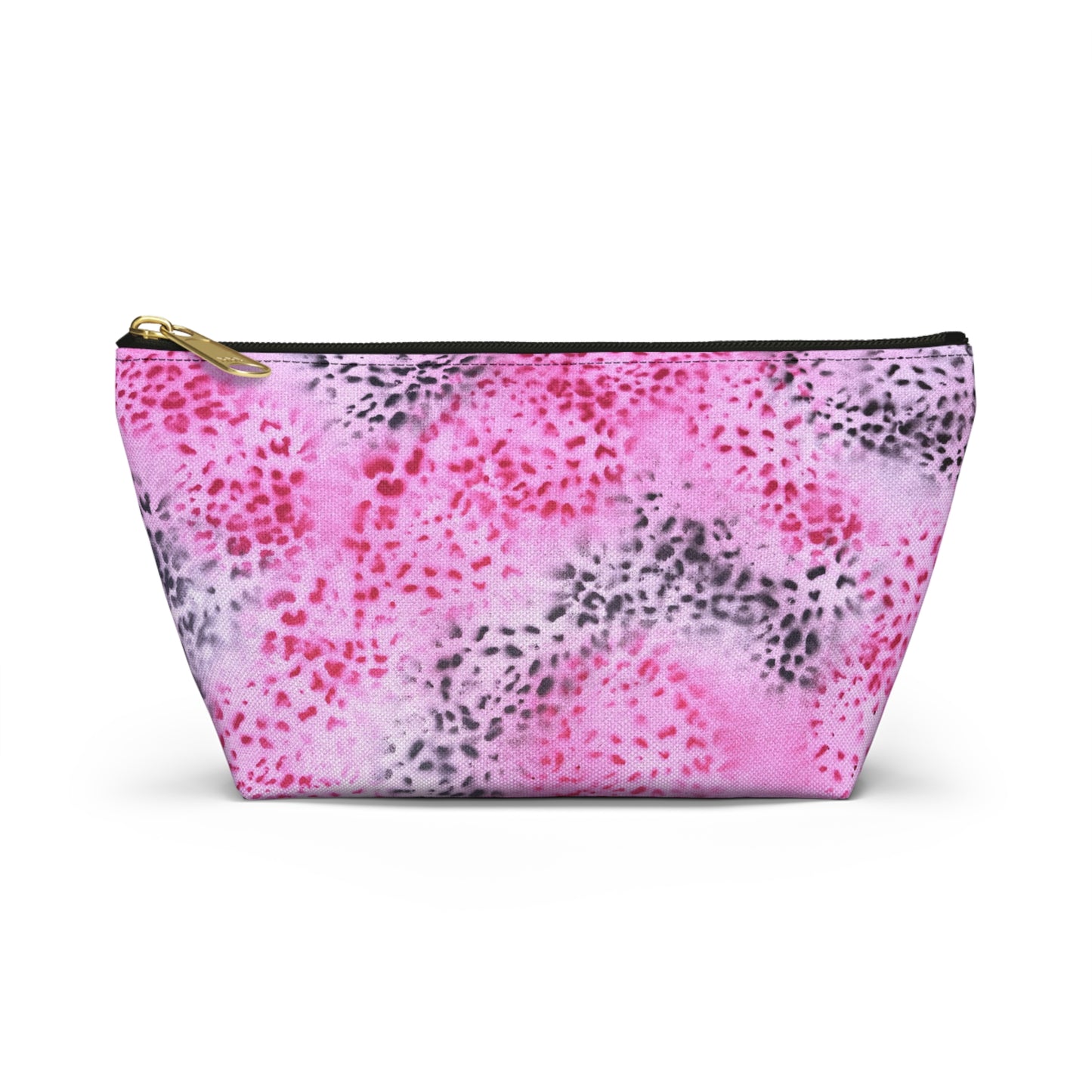 "pink cheetah" airbrush makeup pouch