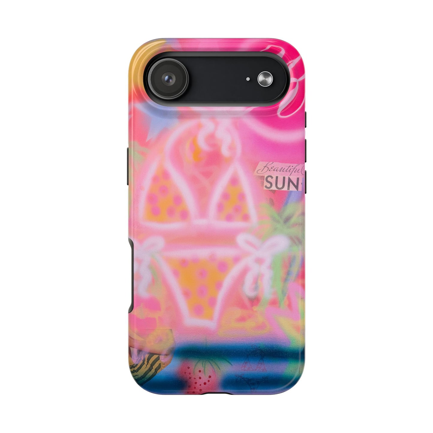 "santa monica strawberry" airbrush iPhone case