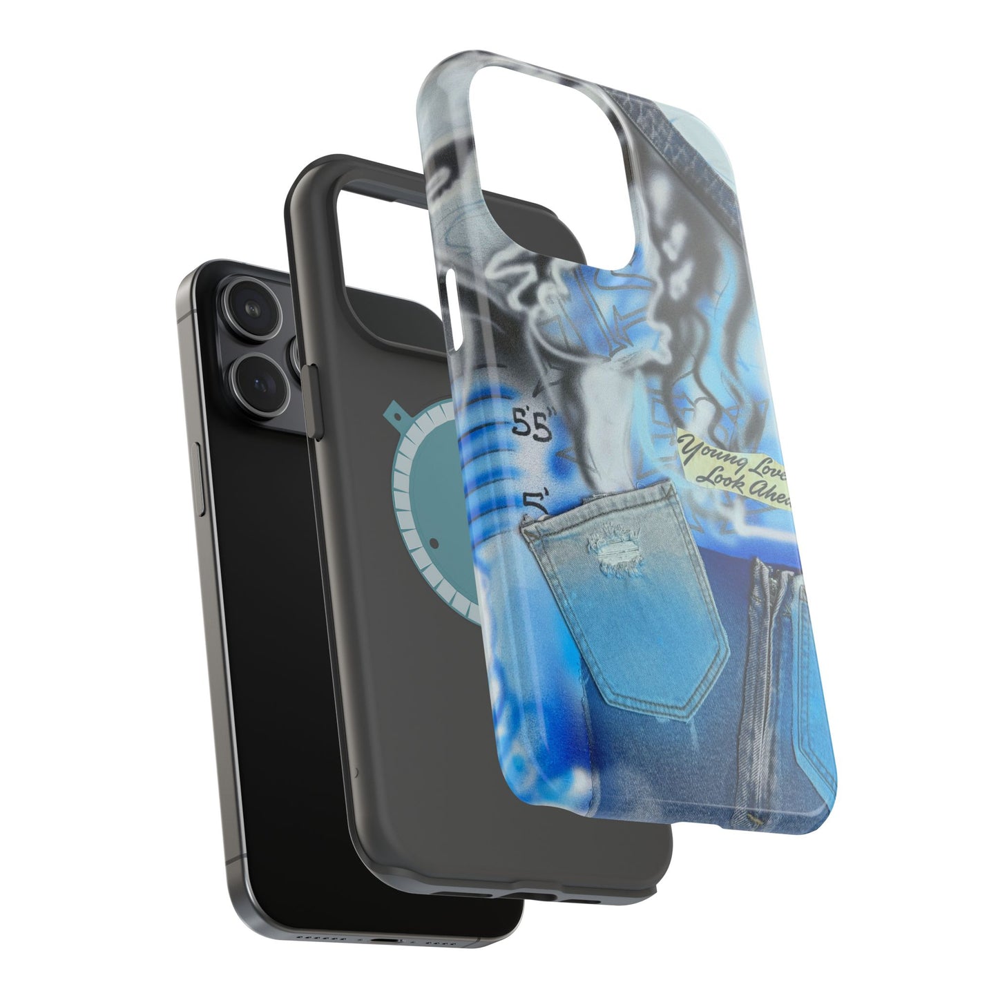 MagSafe "young lovers" airbrush iPhone case