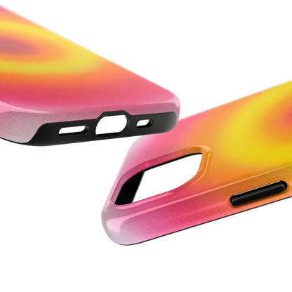 "pink lemonade aura" airbrush iPhone case