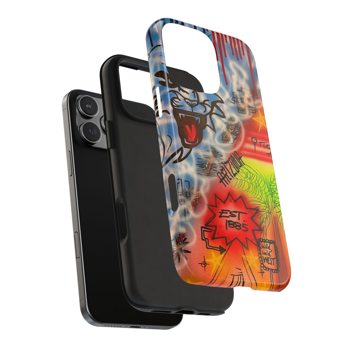 "tucson, arizona pt. 2" airbrush iPhone case