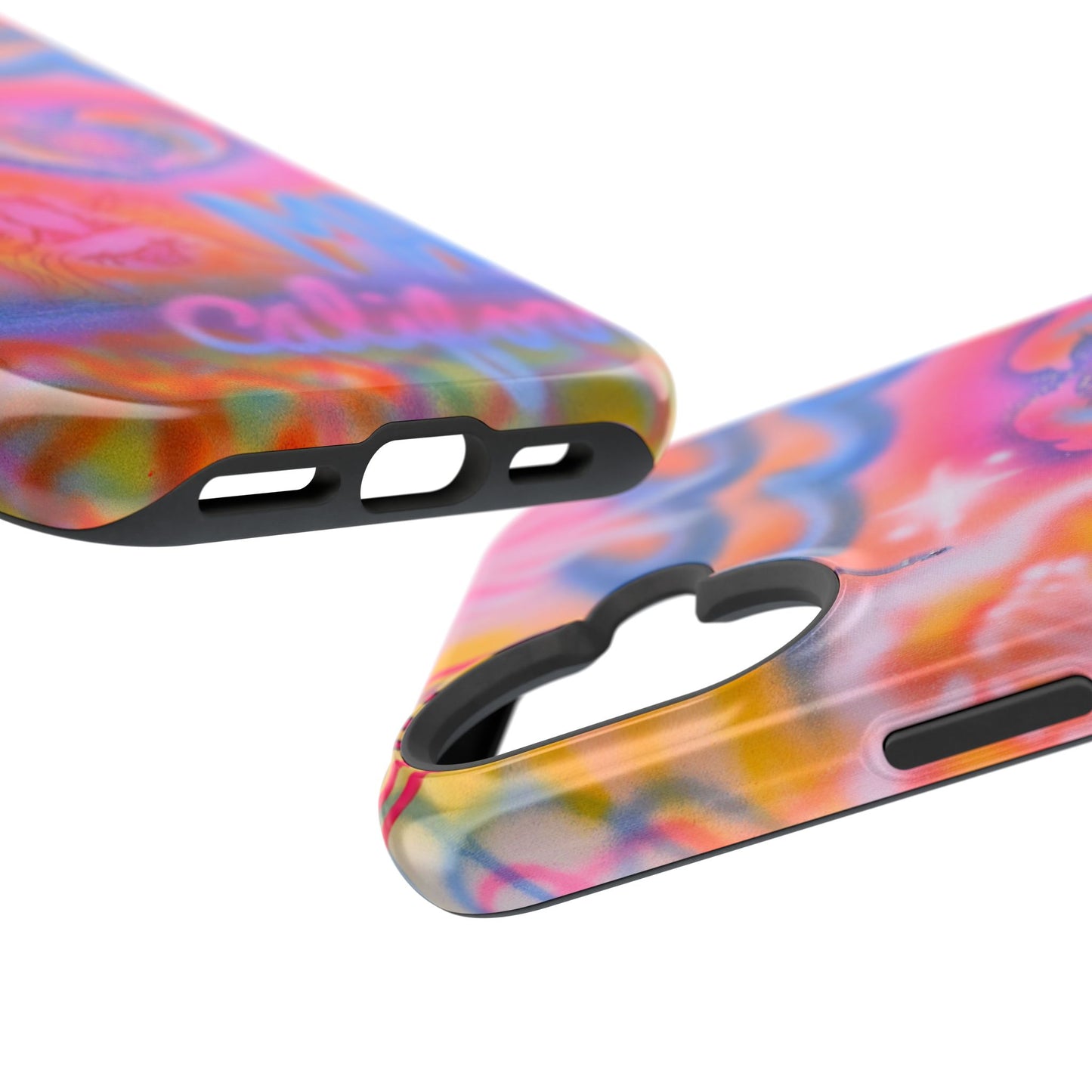 "mornings in malibu" MagSafe airbrush iPhone case