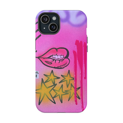 MagSafe "star drip" airbrush iPhone case