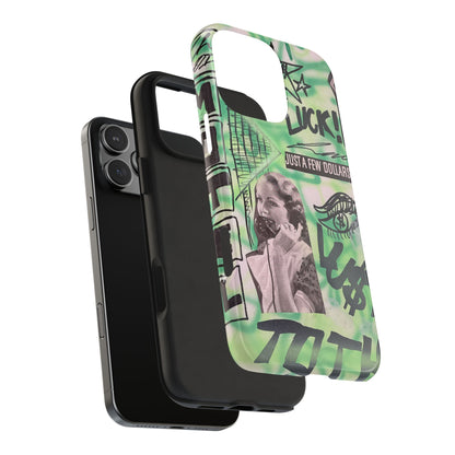 "lust over luck" airbrush iPhone case