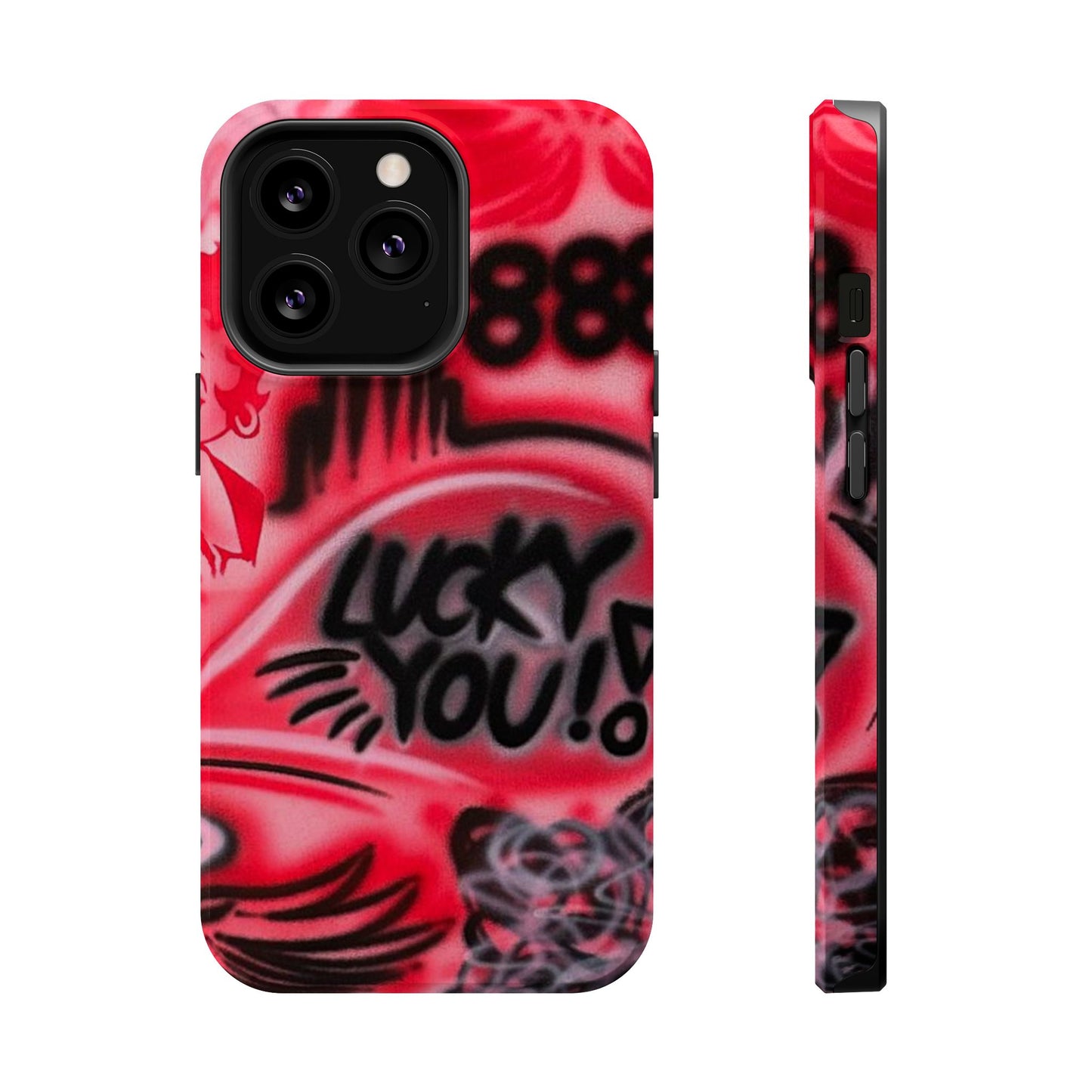 MagSafe „lucky you! pt. 2“ Airbrush iPhone Hülle