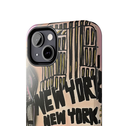 "new york, new york!" airbrush iPhone case