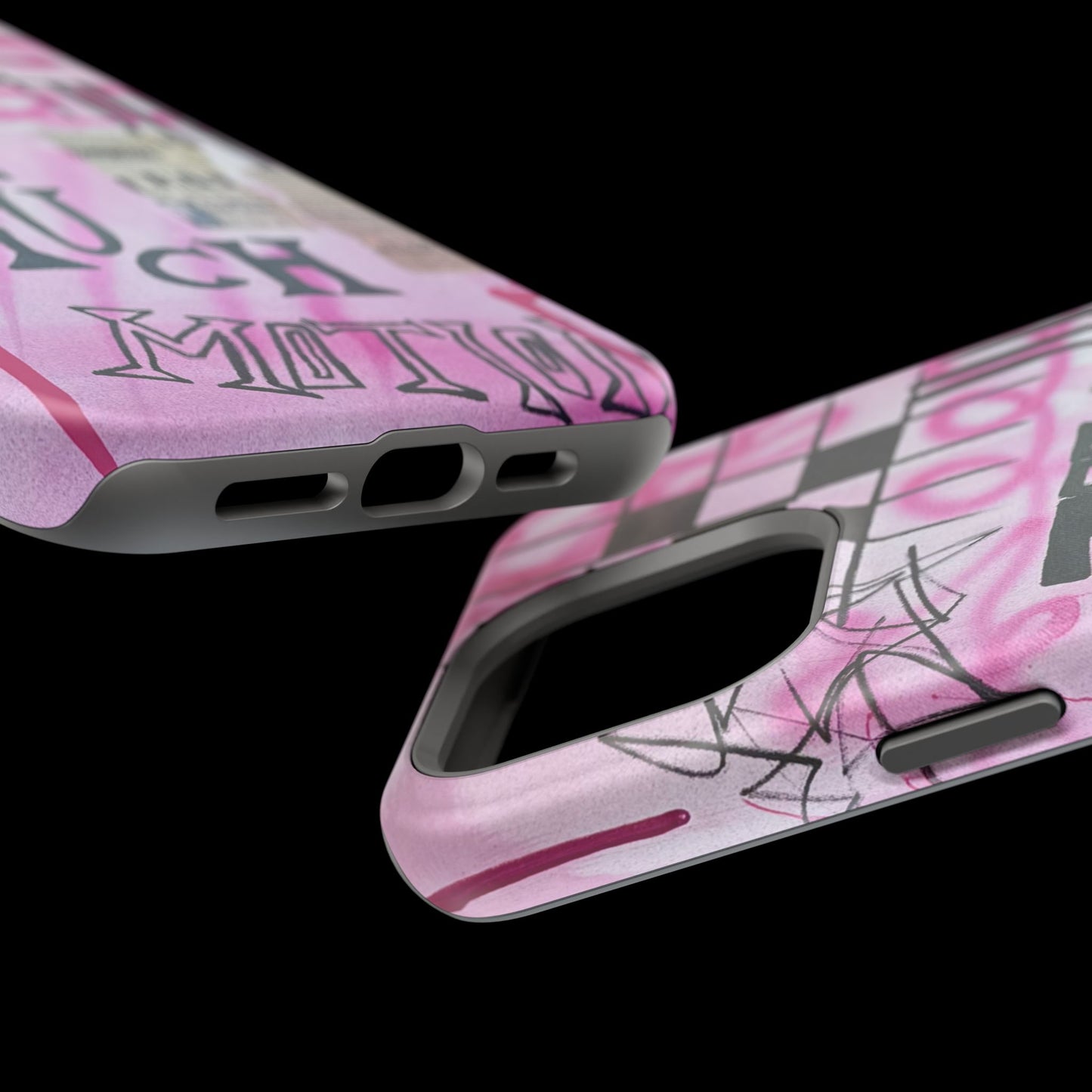 MagSafe "too much motion" airbrush iPhone case