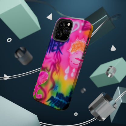 MagSafe "wanted" airbrush iPhone case