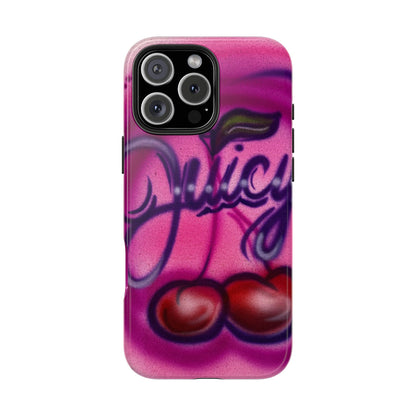 "juicy" airbrush iPhone case