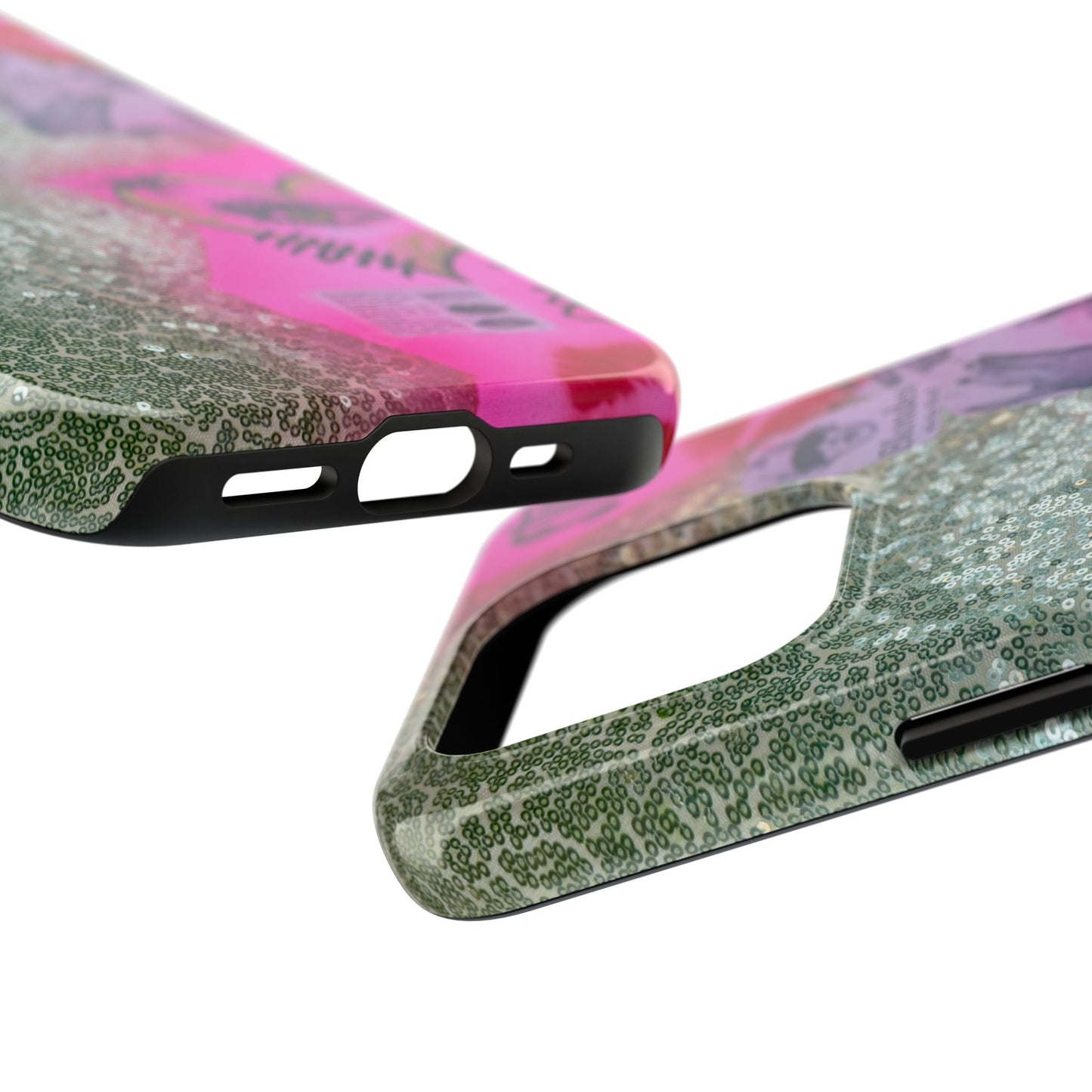 "glitter gloss" airbrush iPhone case