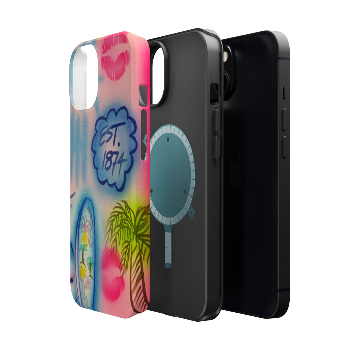 MagSafe "in the wave" airbrush iPhone case