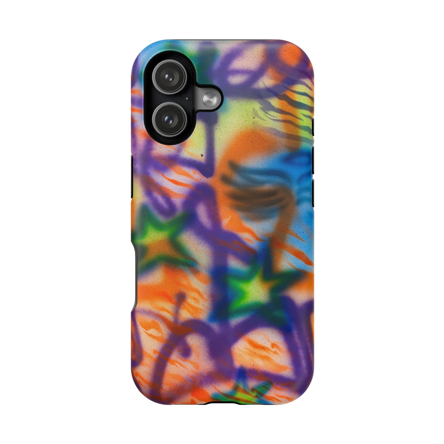 MagSafe "streetwear angel" airbrush iPhone case