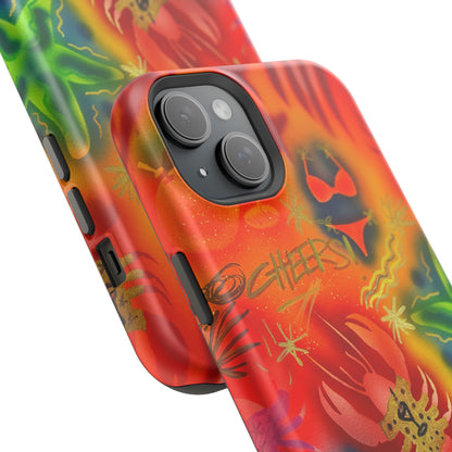 MagSafe "tipsy lobster" airbrush iPhone case
