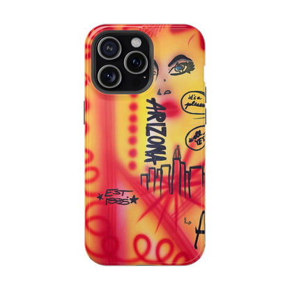 MagSafe "tempe, az" airbrush iPhone case