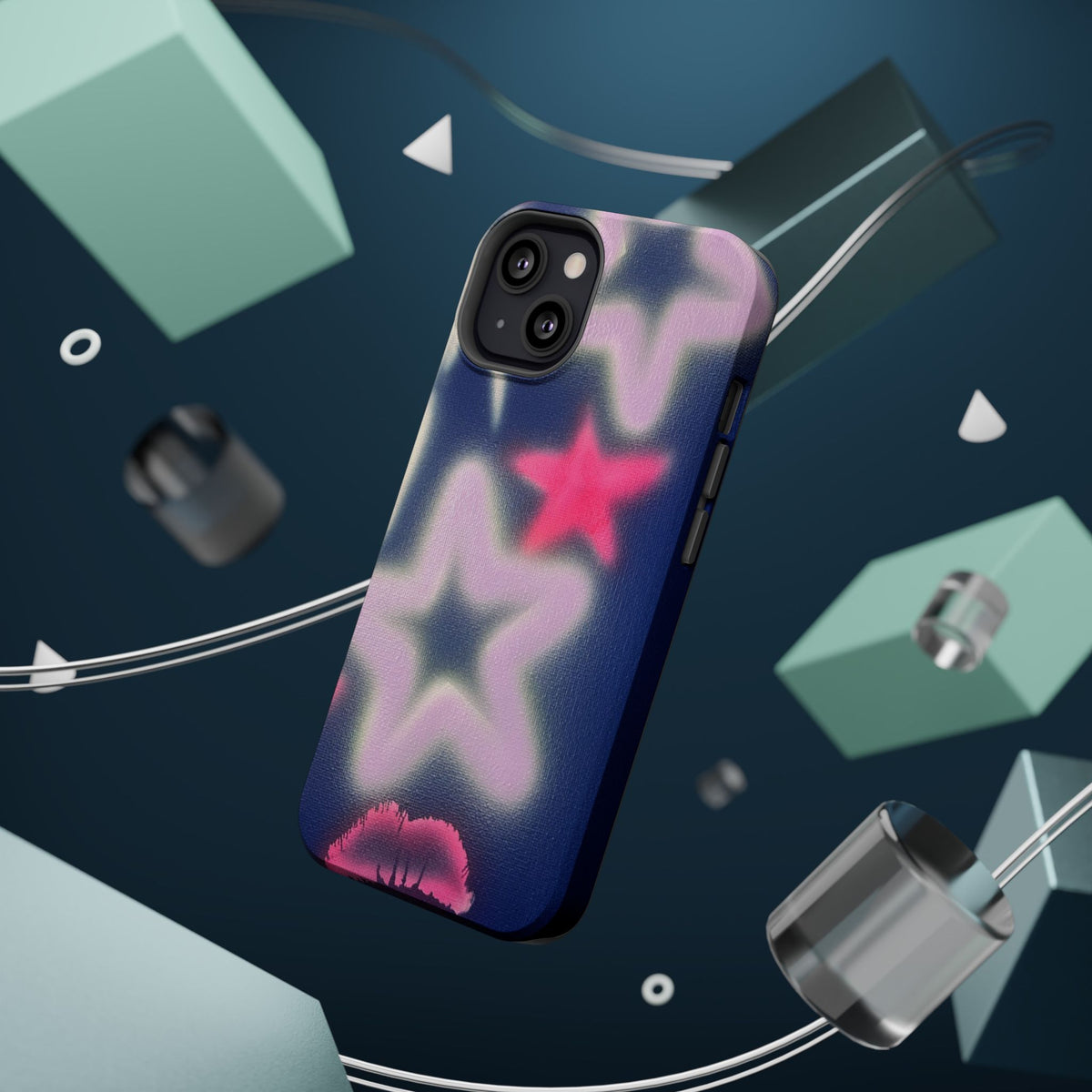 MagSafe "lavender luminary" airbrush iPhone case