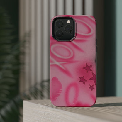 MagSafe "perfectly pink" airbrush iPhone case