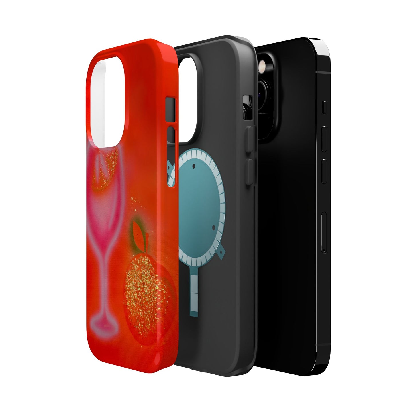 MagSafe "aperol spritz" airbrush iPhone case