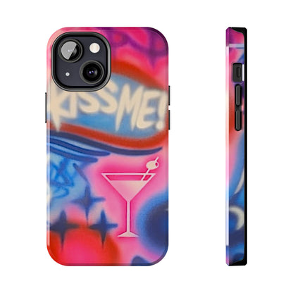 "kiss me pt. 2" airbrush iPhone case