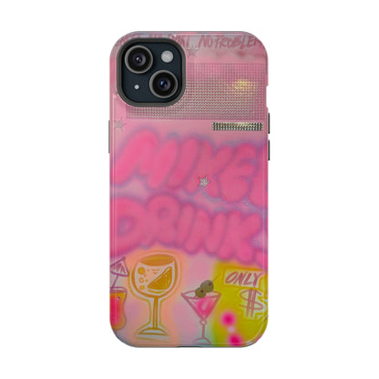 MagSafe "mixed drinks" airbrush iPhone case