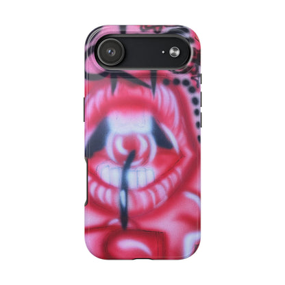 "be happy go lucky" airbrush iPhone case