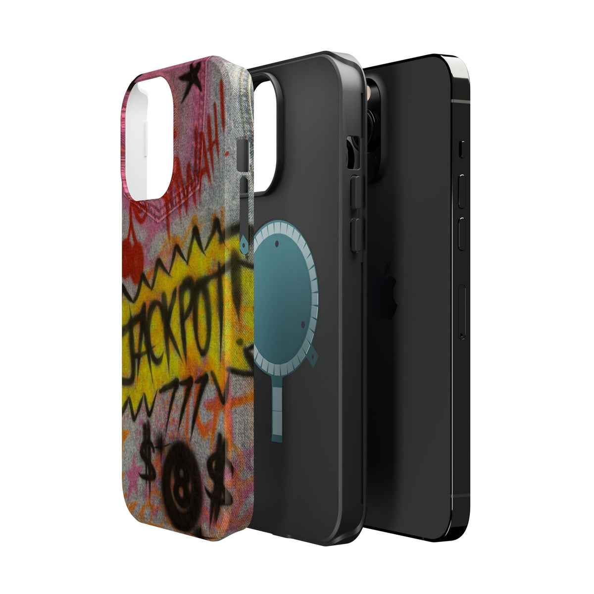 MagSafe "JACKPOT!" airbrush iPhone case