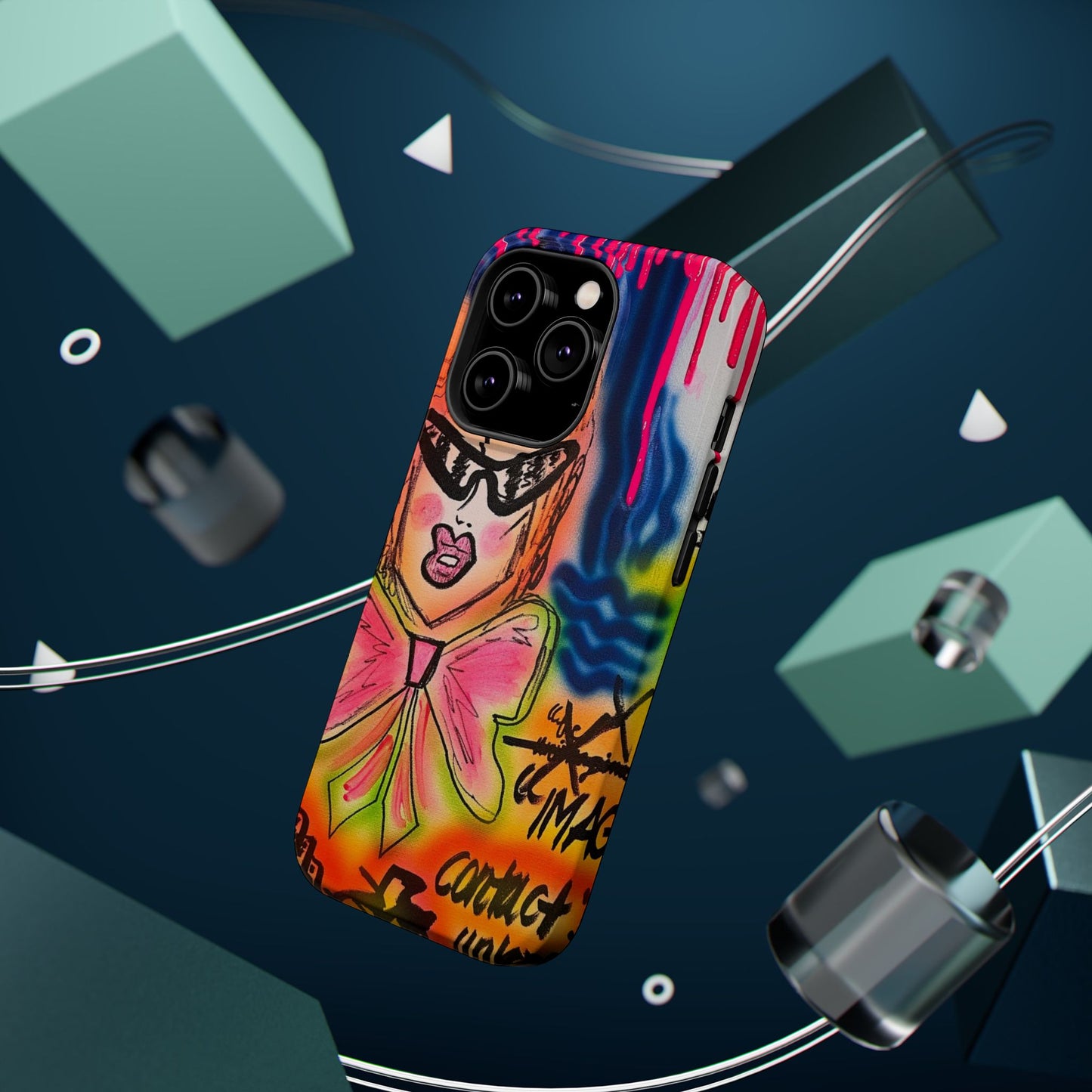 MagSafe „Kontakt unbekannt“ Airbrush iPhone Hülle