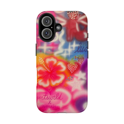 "luck and luv" airbrush iPhone case