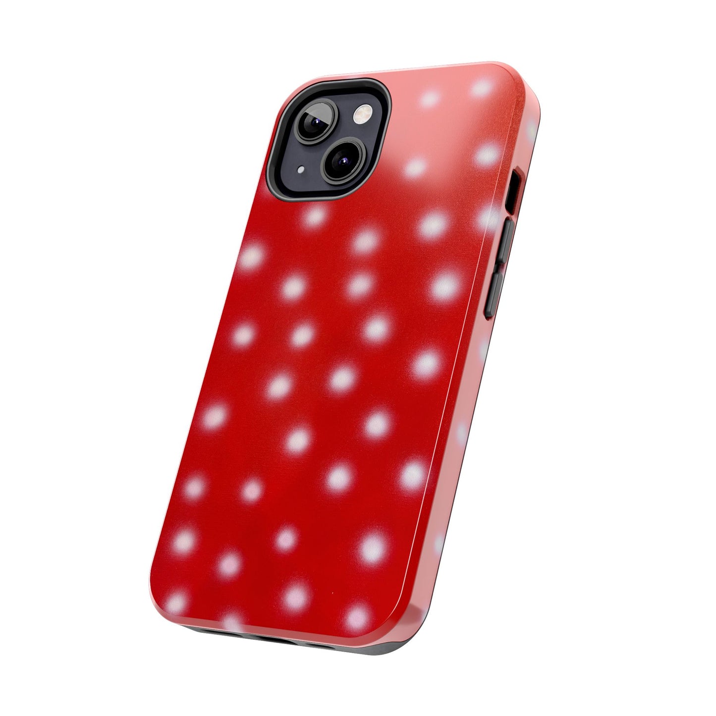 "cherry crush polka dot" airbrush iPhone case