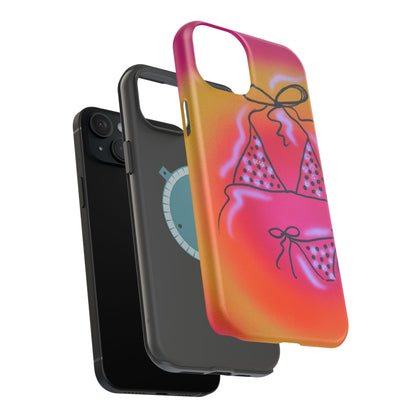 MagSafe "glitter bikini" airbrush iPhone case